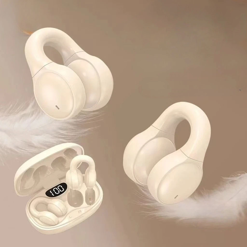 Lenovo Ear Clip Bone Sport Headsetover Noise Reduction the Low latencyHiFi sound effect, 24-hour ultra long batter with Mic