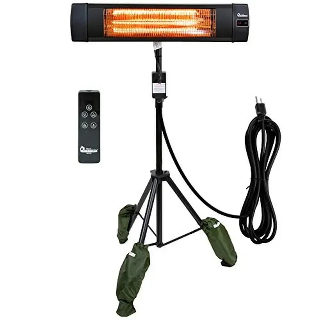 10,260 BTU Infrared Heater with Remote Control, Easy Installation, Adjustable Heat, Tip-Over Protection, Clean and Odorless 5