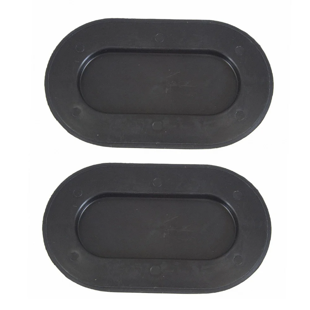

Brand New 2pcs/set Drain Plug Cover Car Accessories 4L3Z99277B76AA Bed Oval Direct Replacement Drain Plug Cover