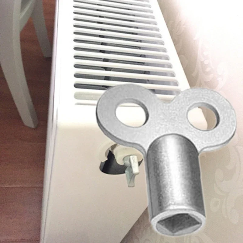 Zinc Alloy Radiator Exhaust Valve Key for Standard Heating Valves