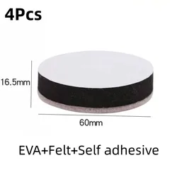 Heavy - Duty Furniture Riser Pads - Wear Resistant, Anti - Slip Carbon Steel Floor Protectors (Set of 4) (Round - 16.5x60mm)
