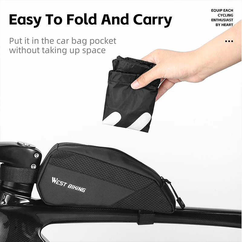 WEST BIKING 1 Pcs Bike Helmet Rain Cover With Reflective Strip Waterproof Bicycle Helmet Cover High Visibility Cycling Ride Gear