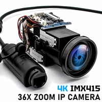 Модуль камеры с 36-кратным моторизованным зумом, 4K POE, плата IP-камеры с автофокусом, датчик IMX335/IMX415, датчик RTMP RTSP Onvif, электрический объектив с переменным фокусным расстоянием