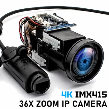 36X Motorized Zoom 4K POE Camera Module Auto Focus IP Camera Board IMX335/IMX415 Sensor RTMP RTSP Onvif Electric Varifocal Lens 1