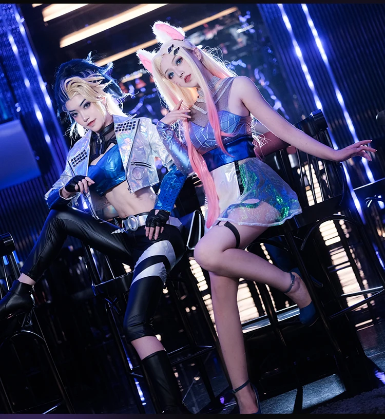 Kda ahriコスプレコスチューム、s10ワールドチャンピオン、k da