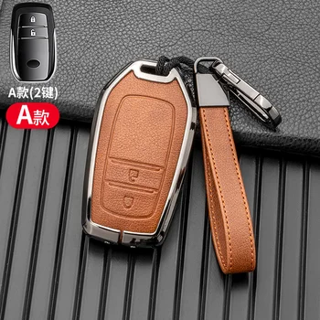 Portachiavi auto per Toyota Key cover per Chr Rav4 Auris Avensis Prius Aygo Camry Corolla Land Cruiser 200 Prado Crown Car key fob - Portachiavi auto per Toyota Key cover per Chr Rav4 Auris Avensis Prius Aygo Camry Corolla