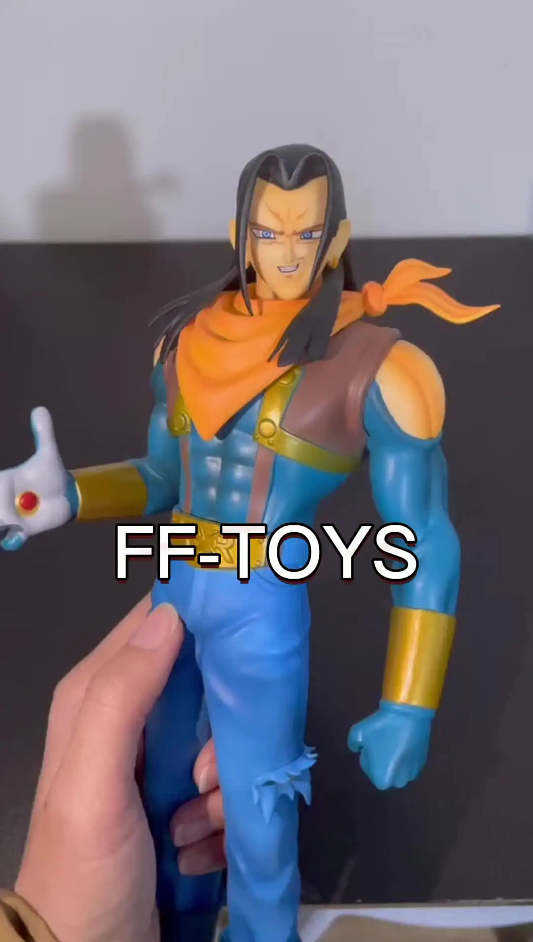 Anime Dragon Ball GT Super android 17 rysunek Super 17