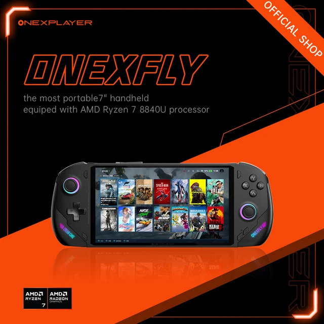 Onexplayer Onexfly Amd 8840u Pc Handheld Game Laptop 120hz Ips 1920 1080 Screen 7 Mini Game.jpg