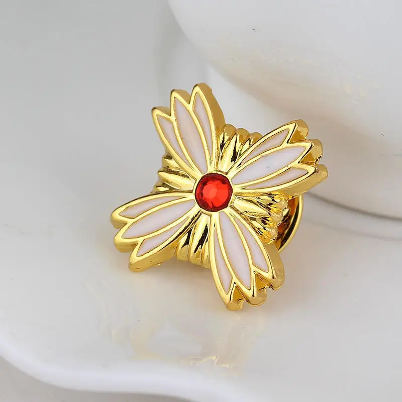 Mqchun Phoenix Wright Ace Process Process Badge Pin Dual Destinies Hanzawa Naoki