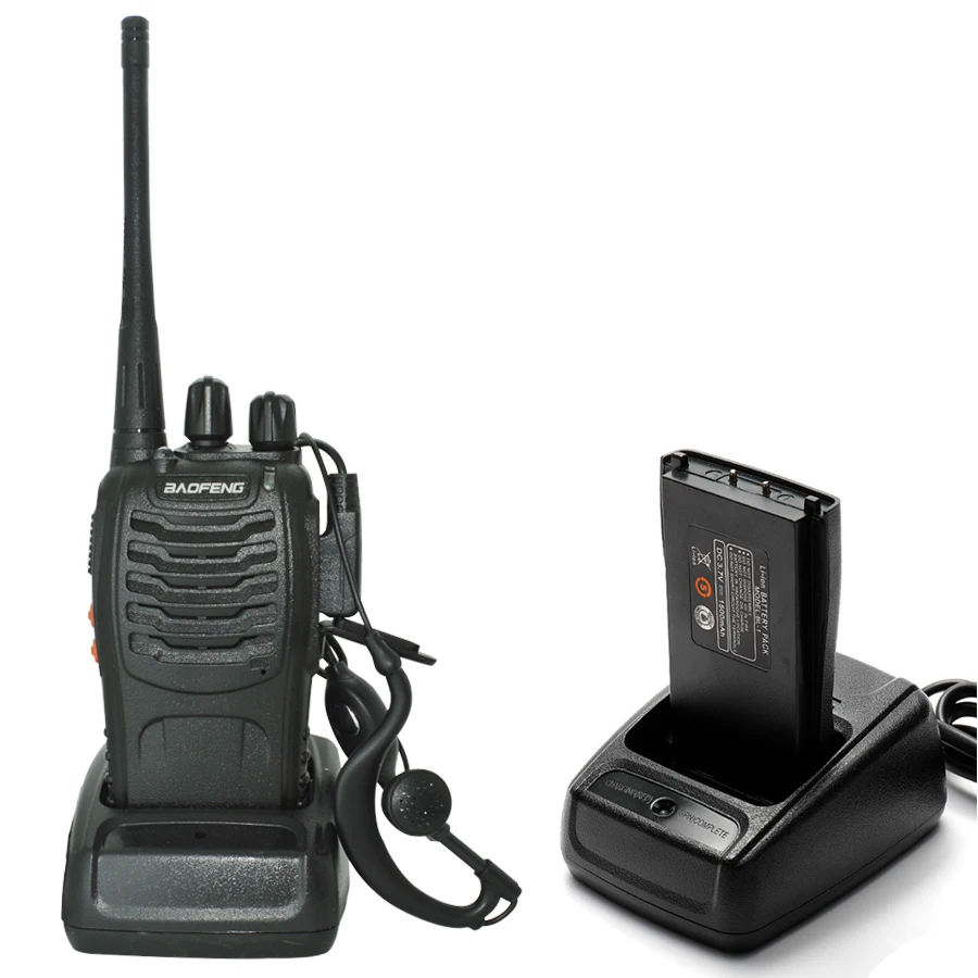 4pcs/Pack Walkie Talkie Baofeng BF-888s Long-distance Two-way Radios UFH 400-470MHZ Transceiver USB for Hunting 5