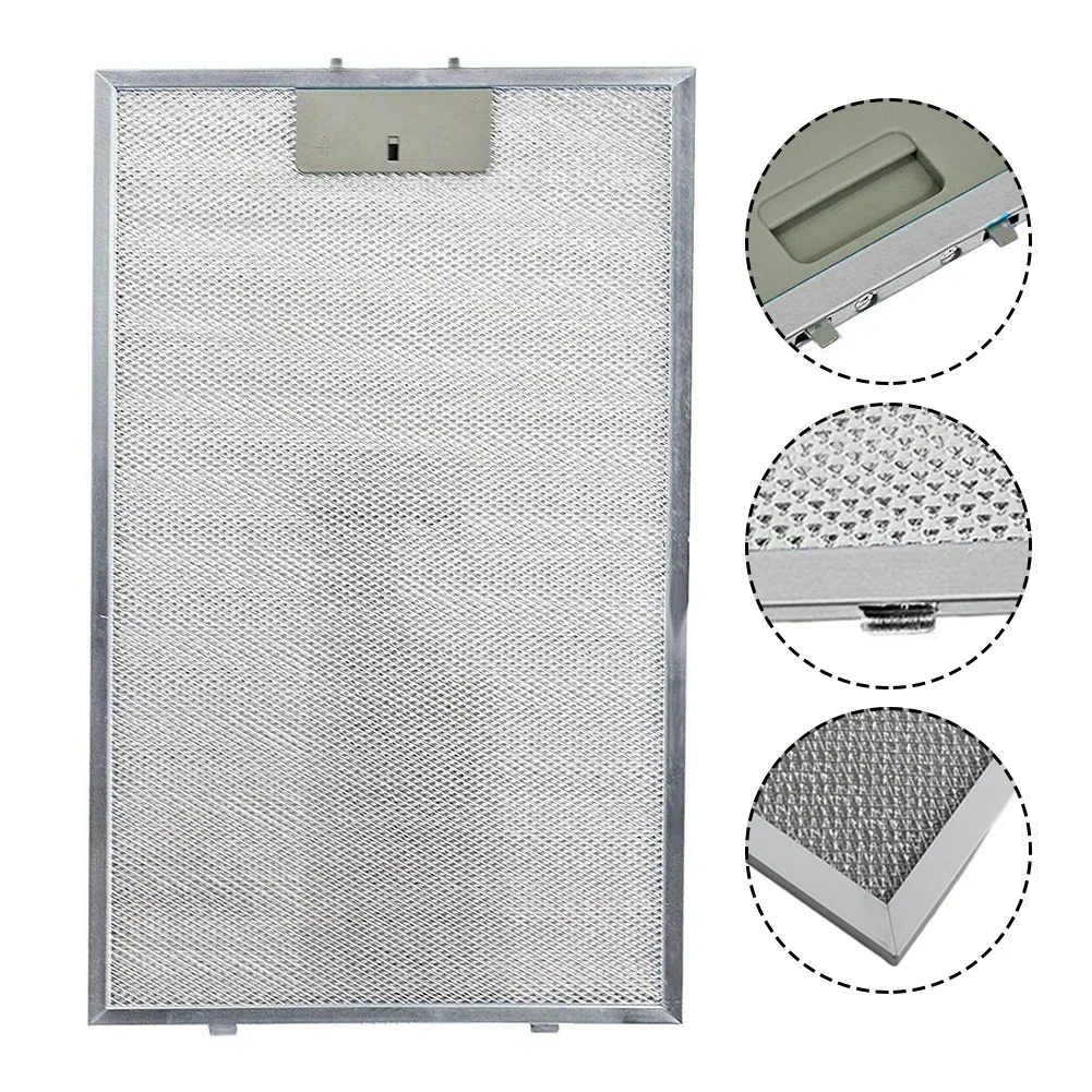 Silver Cooker Hood Filter Metal Mesh Extractor