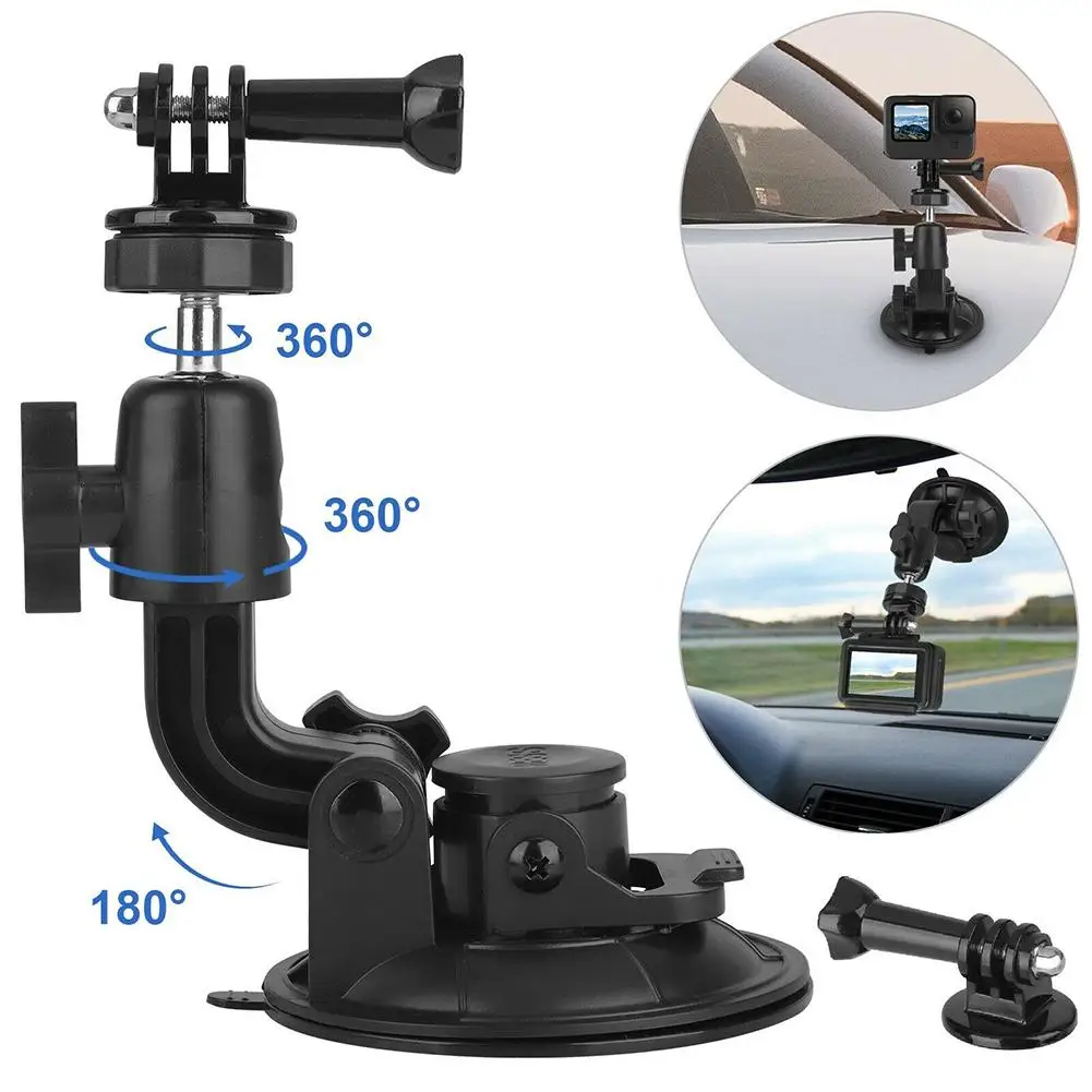 ActionCameraSuctionCupMount360DegreesCarWindshieldCamera