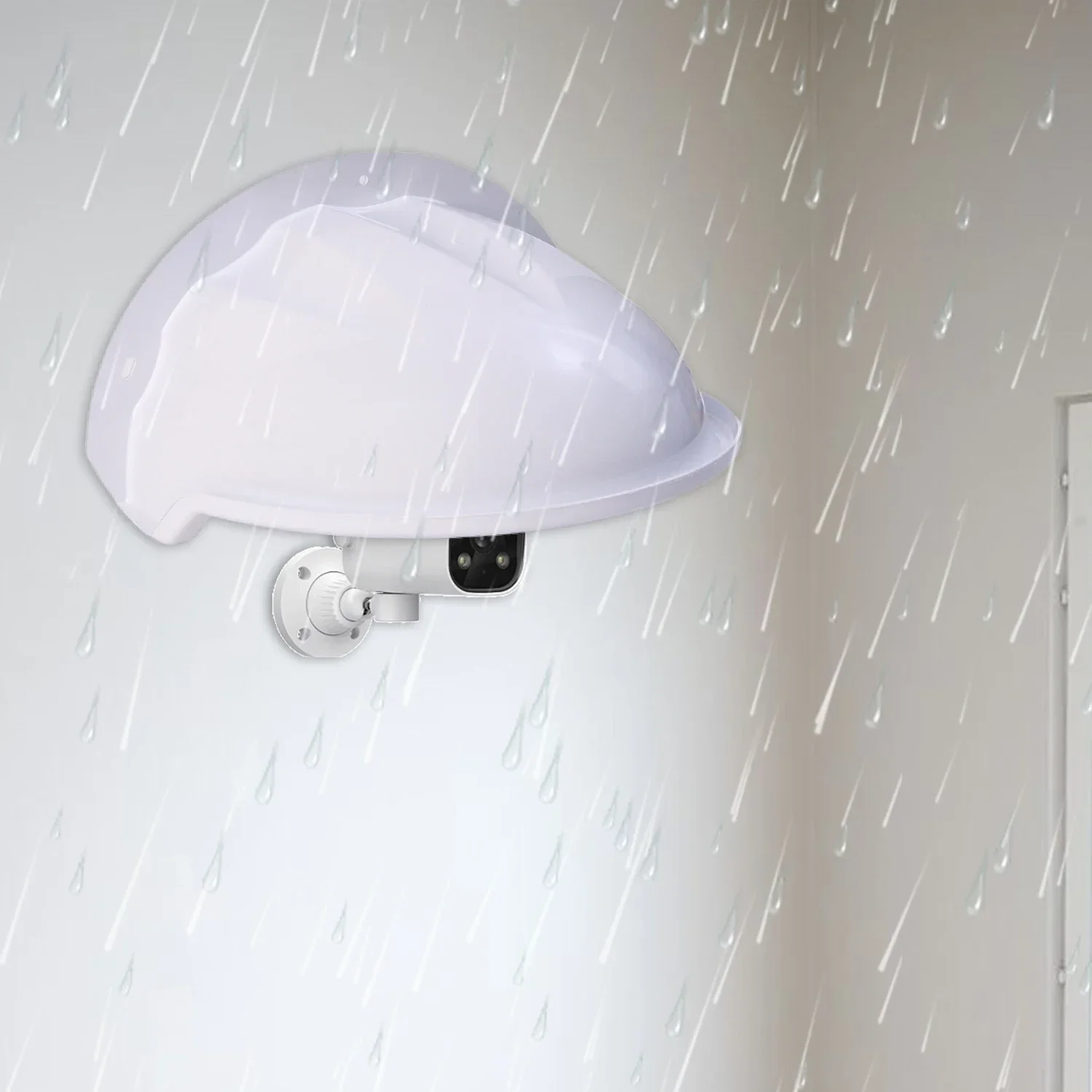 Copertura Antipioggia Per Telecamere Di Sicurezza - In ABS, 27x22x1cm, Per Esterno - Foto 4