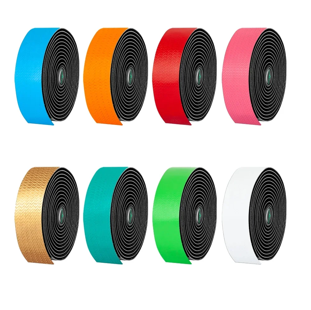 Bike Handlebar Tape Road Bike Bar Tape Handlebar Tapes Triangular Gradient Pattern EVA/PU Soft Anti-Vibration Wrap Durable Speed Racing