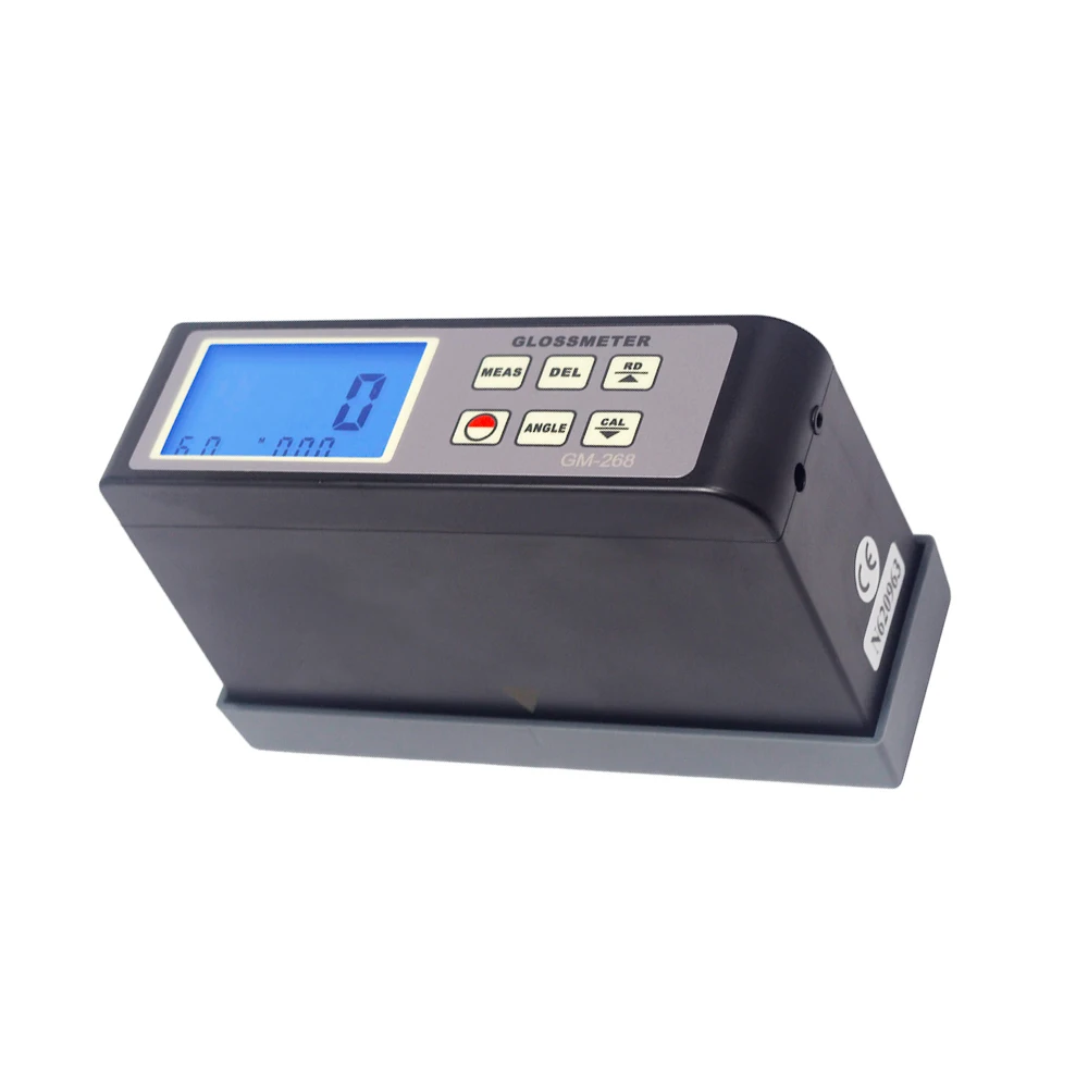 Digital gloss meter GM-268 Marble tile oil paint ink metal surface gloss meter 20°60°85° High precision 0.1GU~200GU gloss tester 2