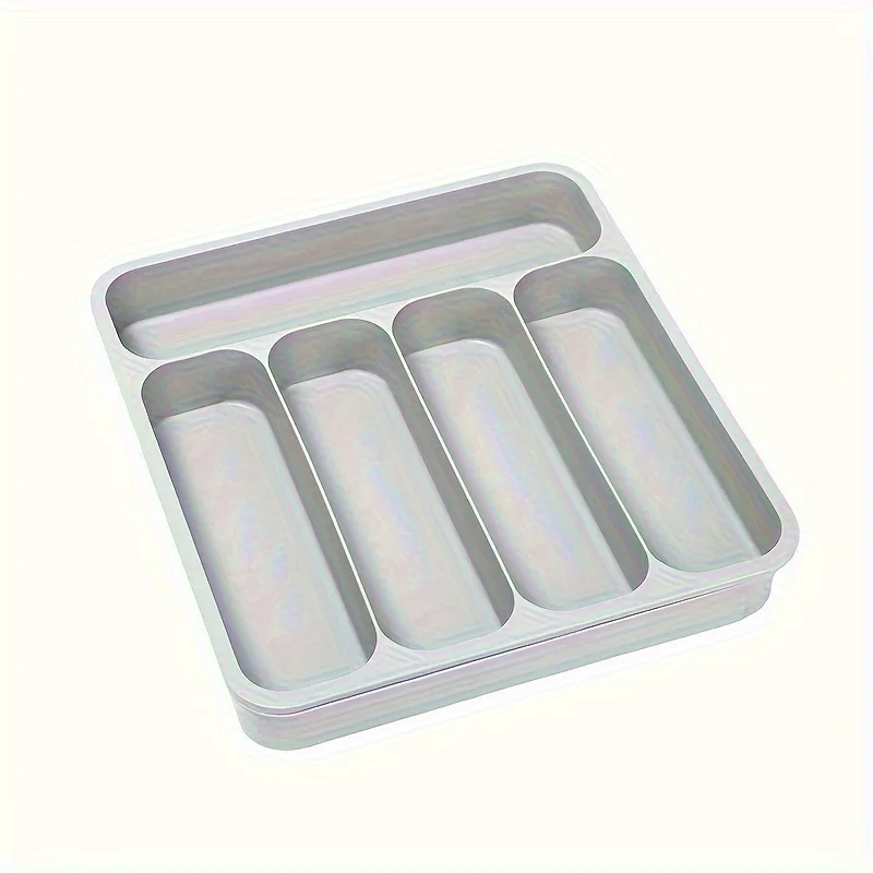 Kitchen Drawer Organizer for Utensils and Flatware, Non-Slip Cutlery  Tray with Expandable Design, Durable , Easy to Clean - Ide 6