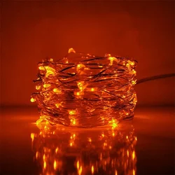 Warm White LED String Lights for Festive Home and Event Decor - 20m Length (Red)