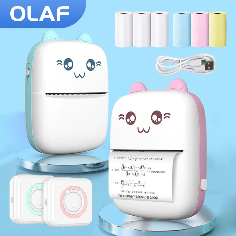 

Mini Portable Printer HD Self-adhesive Sticker Label Printer Wireless Bluetooth Thermal Printer Multifunctional Labeling Machine