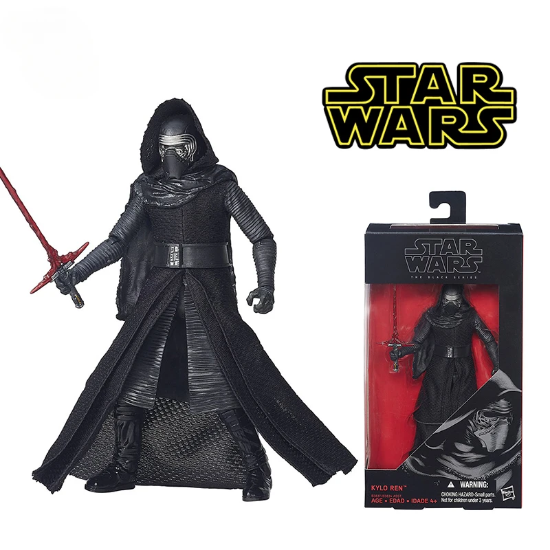 16Cm Original Star Wars Black Series Lead Villain Kylo Ren Action Figure Toys Collection