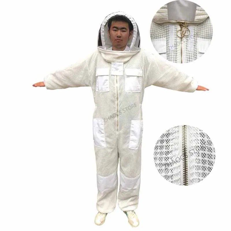 Beekeeping suit 1 set Breathable Apiculture Clothes Bees Accessories