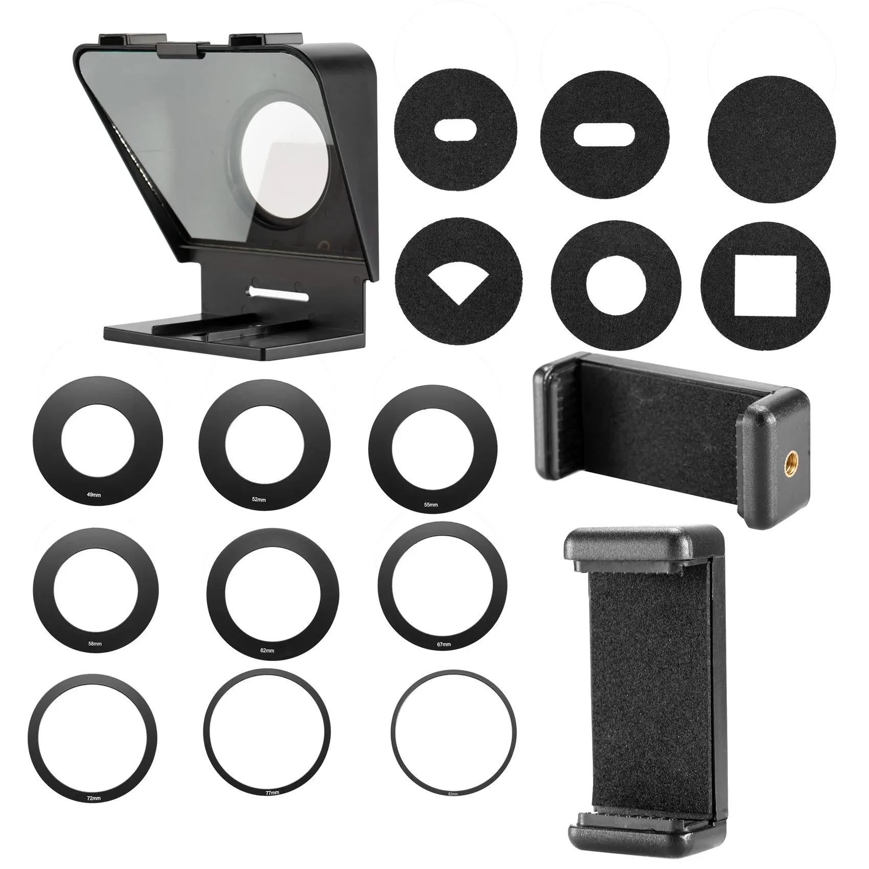 Discorso Di Intervista Teleprompter Mobile Portatile Con Telecomando Per Fotocamera Dslr Tablet Iphone 12 11 X Samsung S20