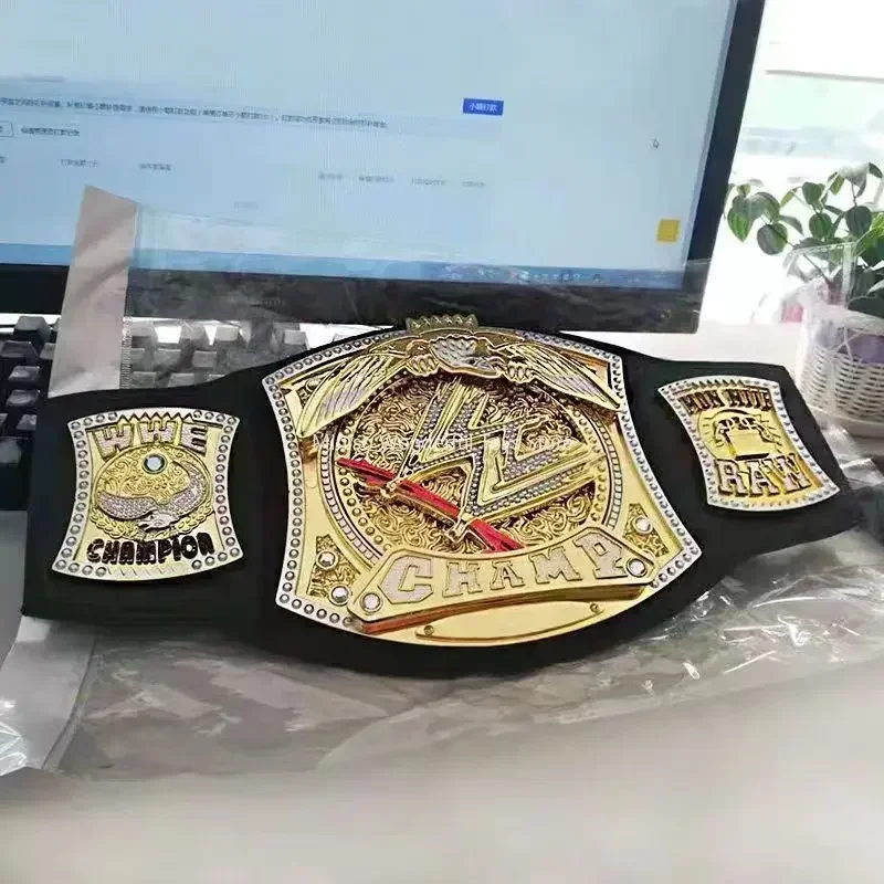 Wrestling Cosplay Toys Wwe Boxing Champion Gold Belt Wwe Championship Belt Characters Occupation Wrestling Gladiators Cosplay Toys Halloween Gift