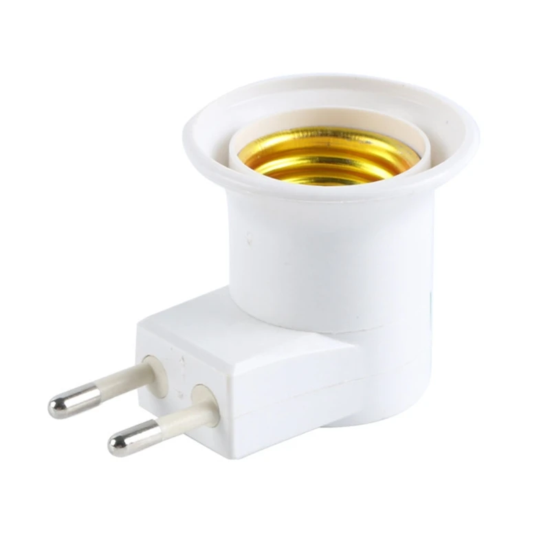 

Y1UB White E-27 Lamp Holder Replacement Round Bulb Lamp Holder 220-250V Standard Thread Light Socket Easy to Install