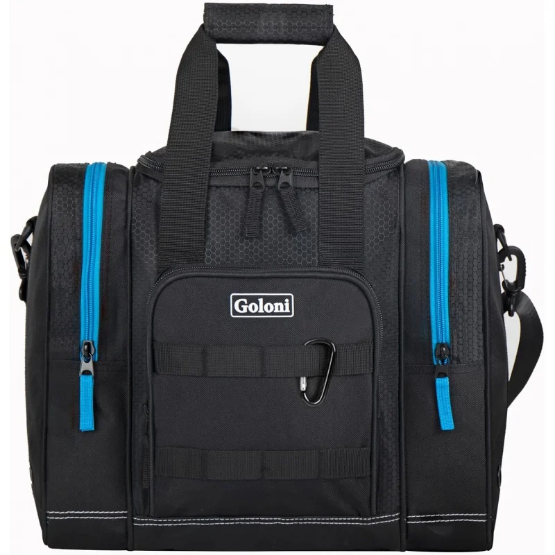 

Goloni | Сумка Для Боулинга для певичьего мяча с мягким держателем для мяча, подходит для боулинга с двумя карманами до мужской обуви 14 размера