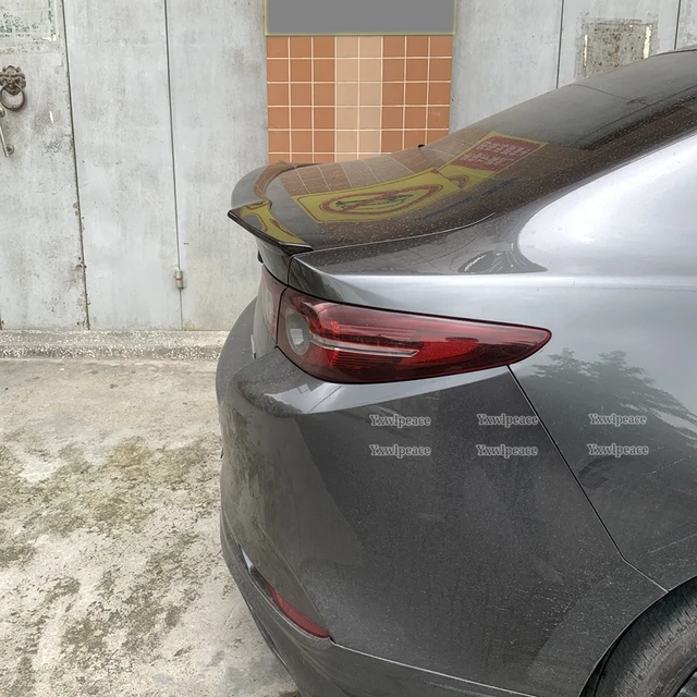 CEYUSOT FÜR Auto Zubehör Spoiler Neue Mazda 3 Mazda3 Limousine 2019 2020  Hohe Qualität ABS Material Stamm Heckspoiler Flügel GT Stil - AliExpress