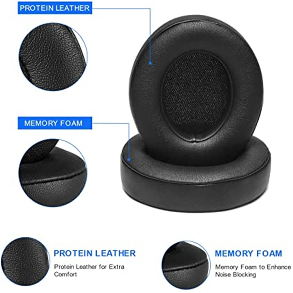 Ersatz Ohr polster für Beats Studio 2 3 Ohren schützer Ultra-Soft Schwamm Kissen bezug Ersatzteile drahtlose Bluetooth-Kopfhörer