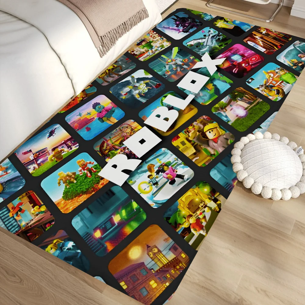 Game R-Robloxs Cool Hallway Carpet Non-Slip Laundry Room Mat Laundry Decor Balcony Child Living Room Bedside Area Rugs 6