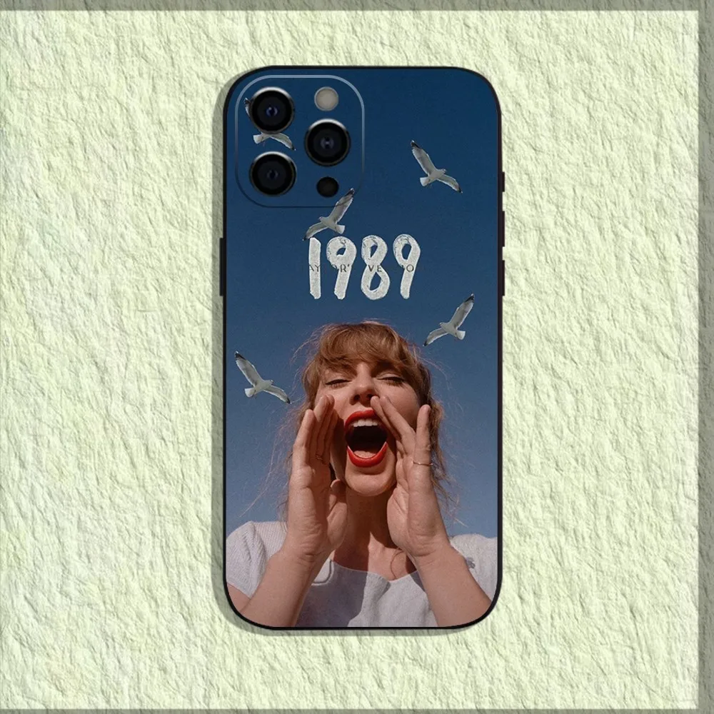 thumbnail image 1 of Funda de teléfono Tortured-T-TaylorS-TTPD-S-SwiftS para iPhone 16, 15, 14, 13, 12, 11, Pro, X, XS, Max, XR, Plus, Mini, funda negra suave, 1 of 5