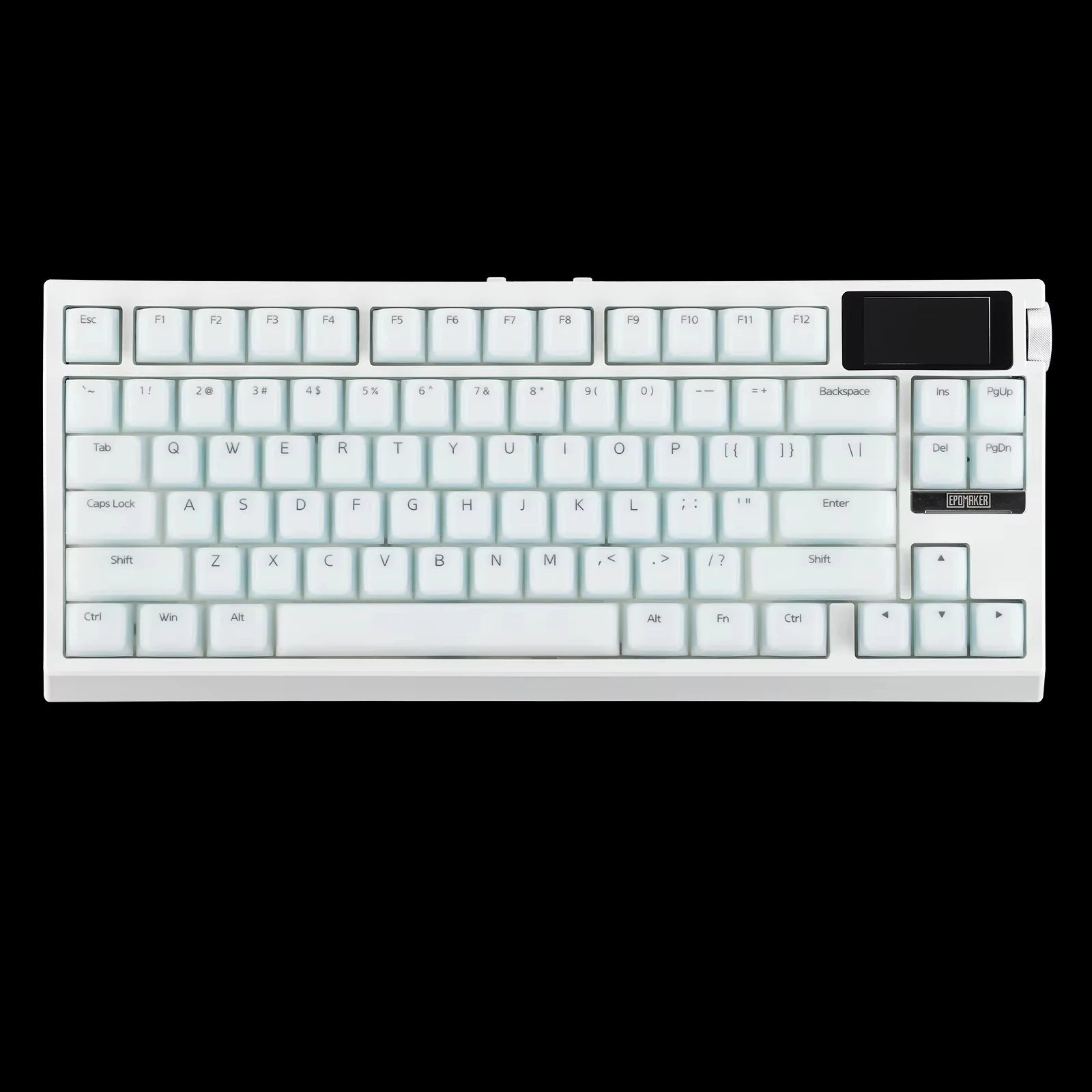 G84 PRO(EPOMAKER)80% QWERTY ANSI US Düzeni Kablolu/Bluetooth/2.4Ghz Kablosuz Mekanik Klavye, Cam Ekranlı ve Metal Düğmeli