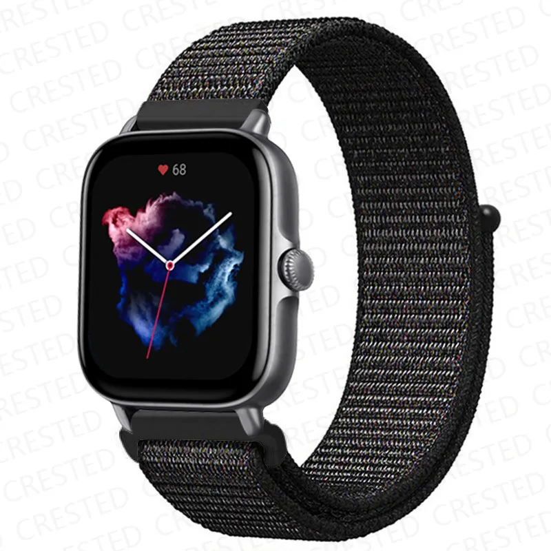 Nylon Sport Watch Band Bracelet - 20mm/22mm Adjustable Strap