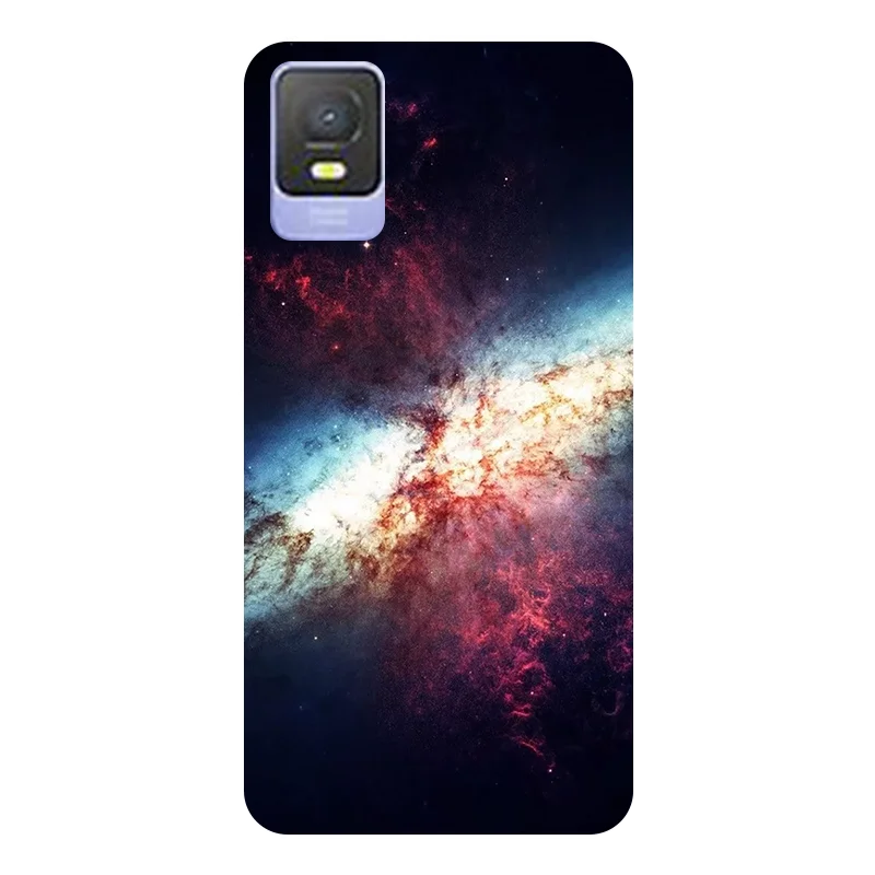 Football-Themed Soft Silicone Back Case for TCL 403 - Durable Phone Cover
