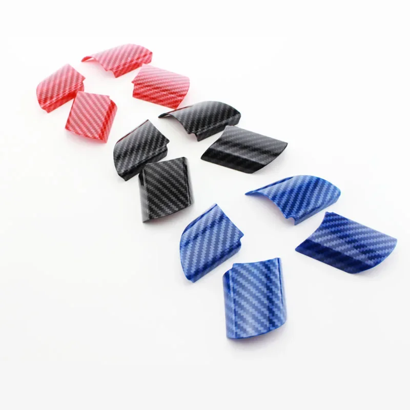 4Pcs/Set Interior Car Steering Wheel Panel Cover Trim Sticker For Ford Focus 2 MK2 2005-2011 Accessories interior mouldings car moulding decoration interior moulding trim strip car styling stickers