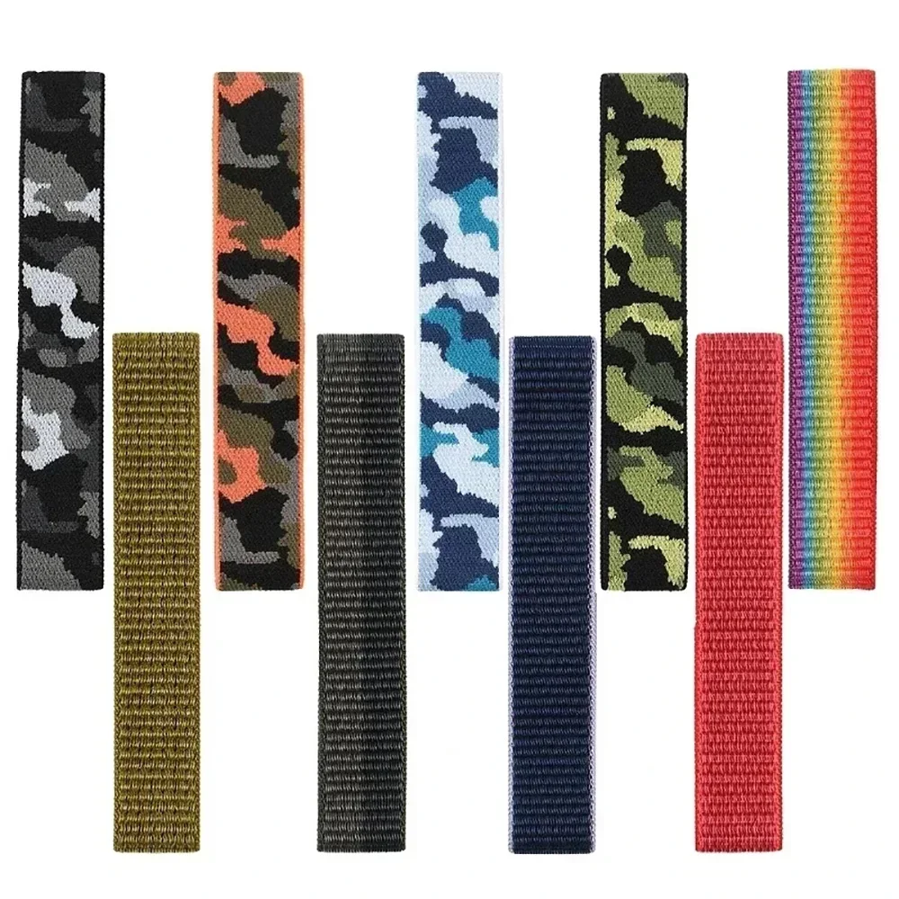 Premium Nylon Smart Watch Band Replacement - 22mm Wristband Bracelet Accessory