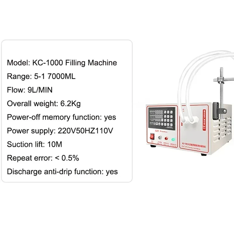 Large Flow Filling Machine CNC Liquid Filling Machine Wine Water Automatic Small Beverage High Precision Liquor Filling Machine 4