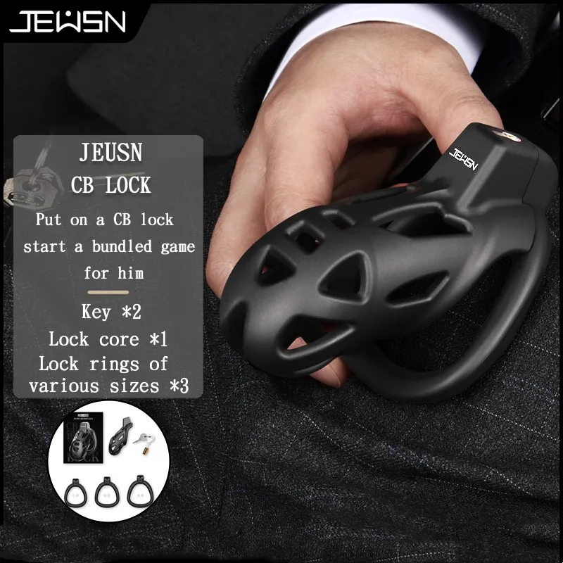Penis Chastity Cage Chastity Lock Sex Toy Chastity Cage Accessory Jeusn Male Chastity Cage Sex Toys Discreet Sissy Femboy Chastity Cock Cage Device Penis Rings Male With 3 Size Men's Adult Goods