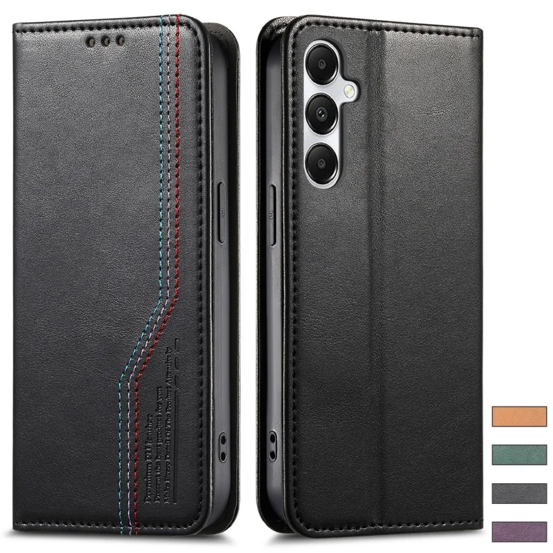 Magnetic Leather Wallet Card Phone Case with Stylish Design