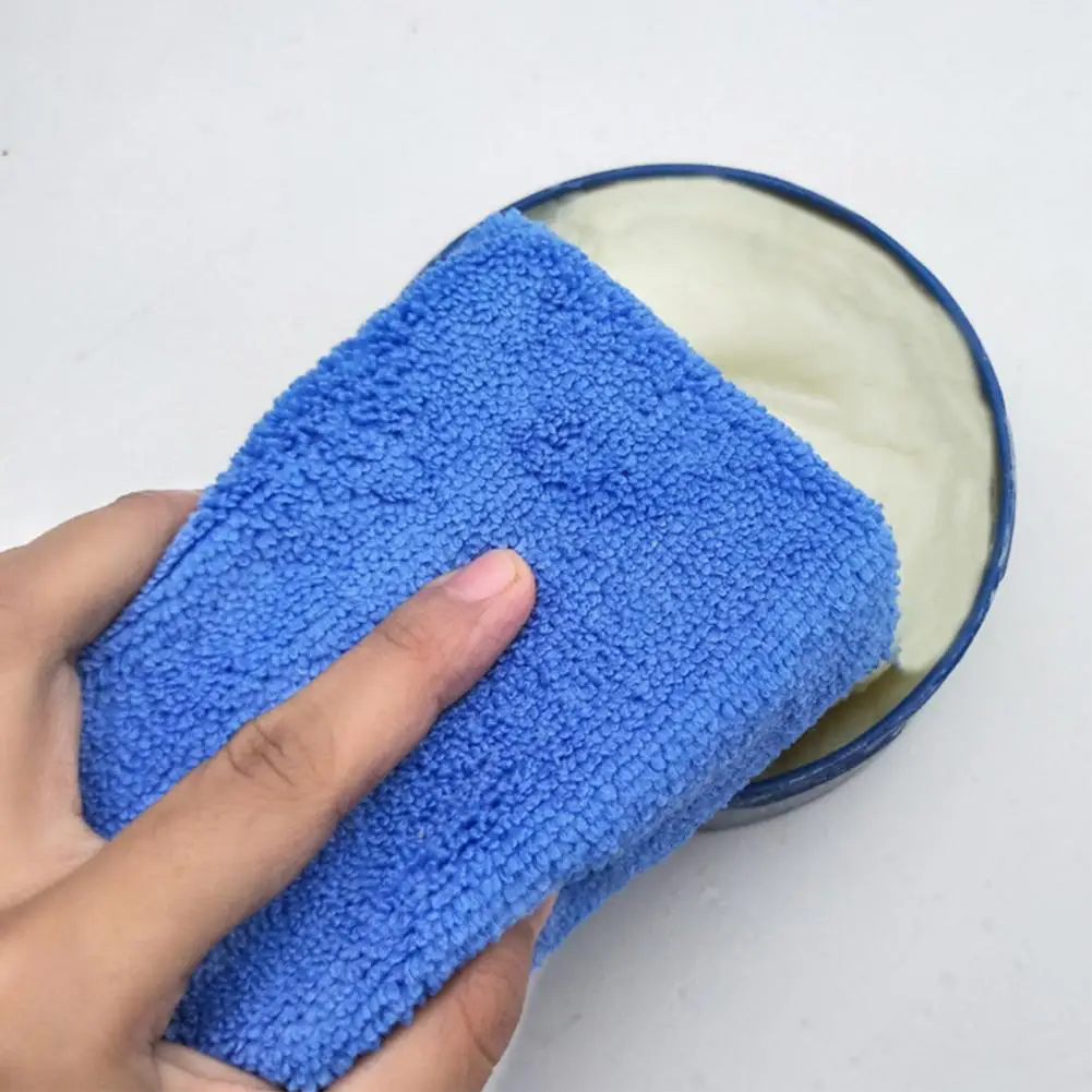 Soft Automotive Sponge High-quality Microfiber Car Waxing Sponge Towels for Efficient Effective Sealant Conditioner Application