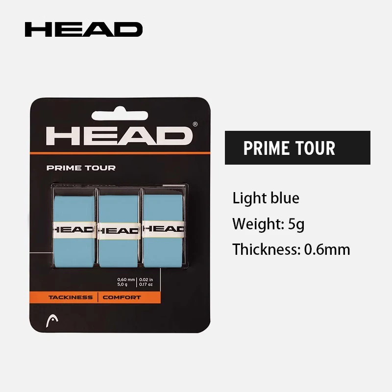 HEAD Prime Tour Tennis Overgrip Non-slip Adhesive PU Tape Wrapping Handle Special Strap