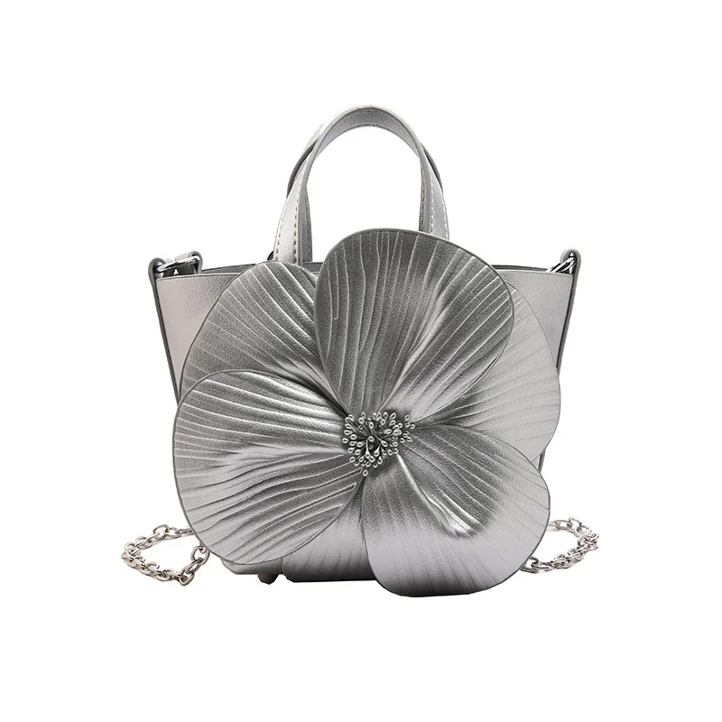 thumbnail image 1 of Gran oferta de bolsos de hombro de PU con flores para mujer 2024, bolsos cruzados clásicos de moda sencillos para mujer, bolsas femeninas de color caramelo, 1 of 5