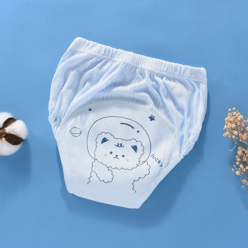 Four Seasons Newborn Training Pants Leak-proof Waterproof Washable Cotton Baby Diaper Baby Breathable Mesh Diapers
