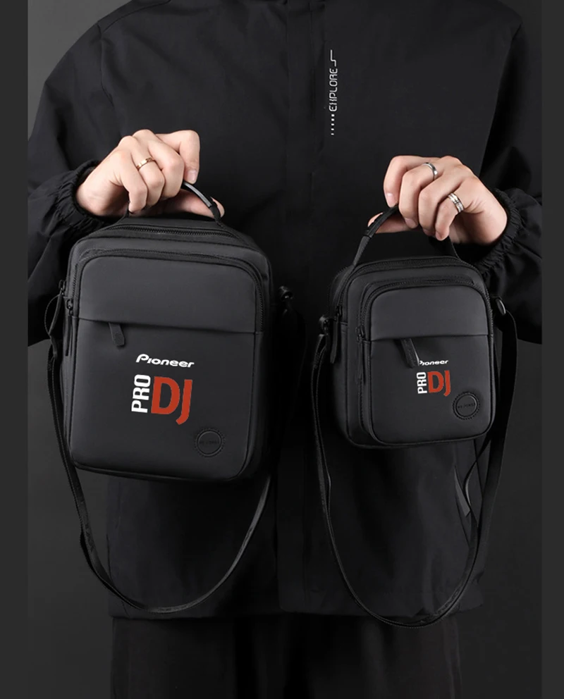 New Pioneer Pro Dj Shoulder Bag Travel Messenger Bag Men\'s Waterproof Fashion Nylon Shoulder Bag Outdoor Casual Sports Chest Bag