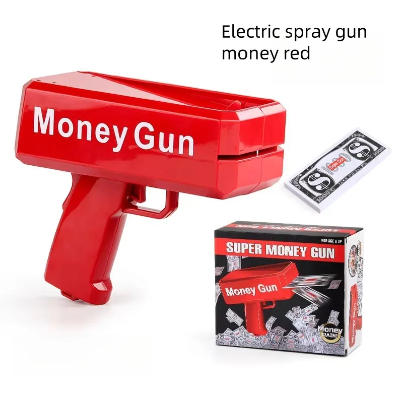 Cute banknote gun, children's toy fun and stress relieving banknote gun biubiubiu