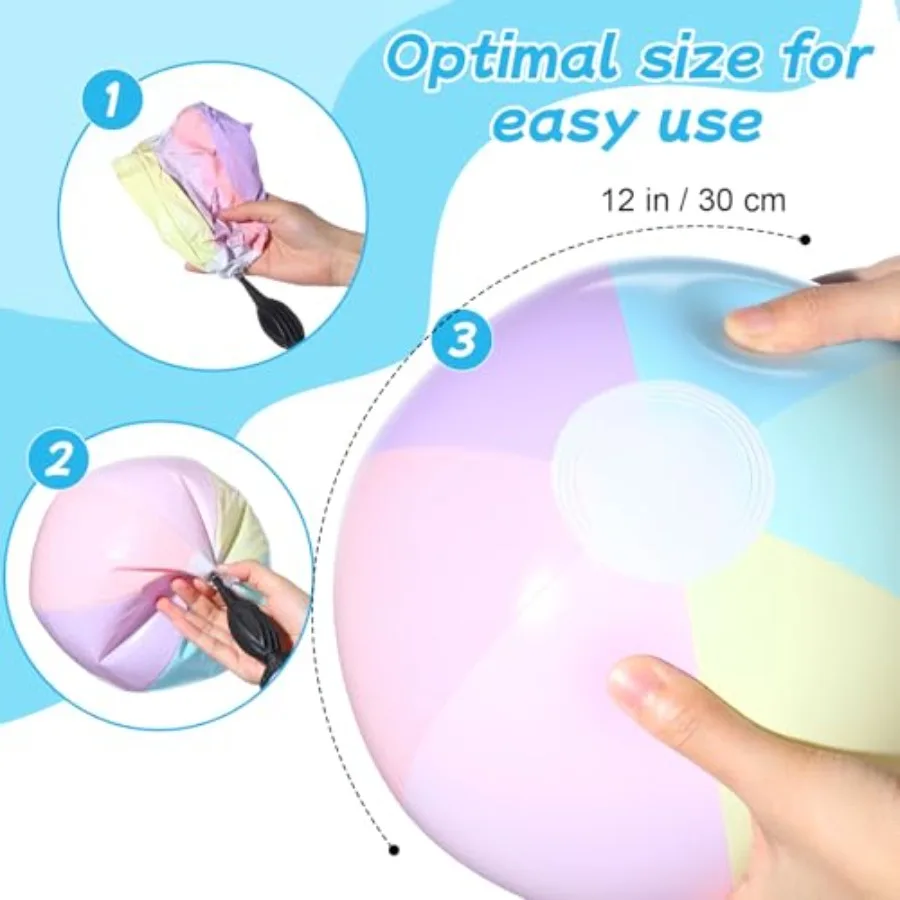 Pastel strand speelgoed set met emmer schep en strandbal_voghion.com