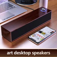 Wired Wooden Computer Speaker Bluetooth Speakers with multimedia for Desktop Sound Box Subwoofer Soundbar Strong Bass HIFI - Image 4