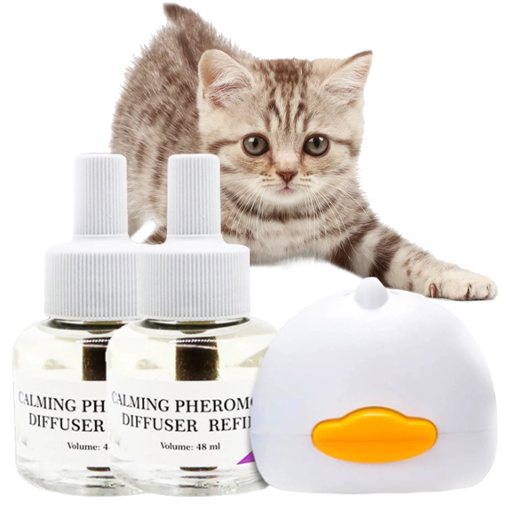 Cat Pheromones Calming Diffuser Relieve Anxiety Stress Cat Calming Diffuser Pheromone Fits All Cats