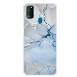Marble Silicone Shockproof Soft Back Cover Phone Case - Premium Protection for Samsung Galaxy M Series (A50)